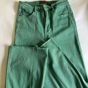 Judy Blue Mint Green Ankle Jeans